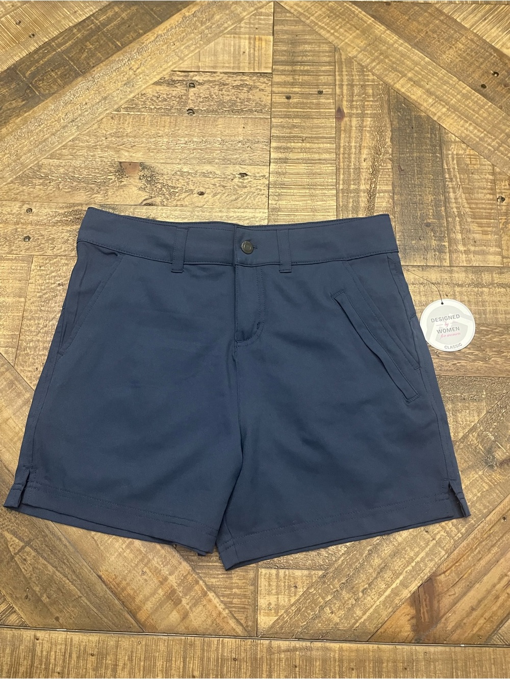 Magellan Outdoors Women's Classic Fit Performance Shorts - Navy Blue